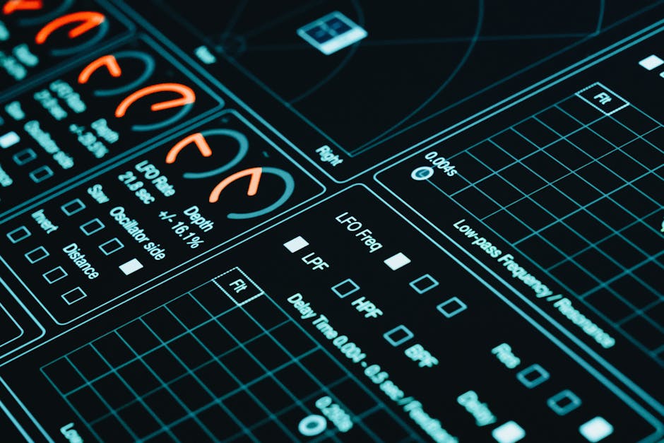 Monitörde panel kontrol arayüzünün açık olduğu ekrandaki görünüm